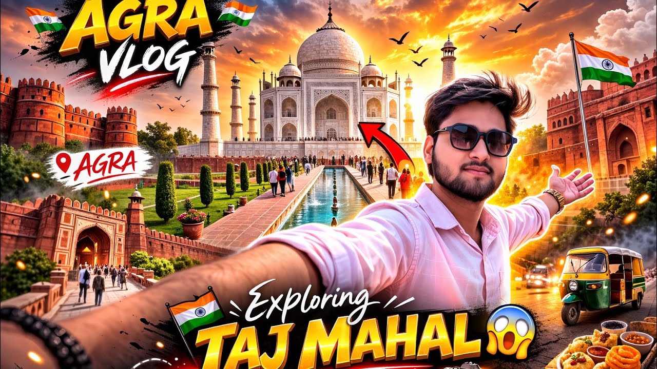 Agra vlog 1st time visit | yuvshivvlog7 | #vlog #yuvshivvlog7 #vlogging 
