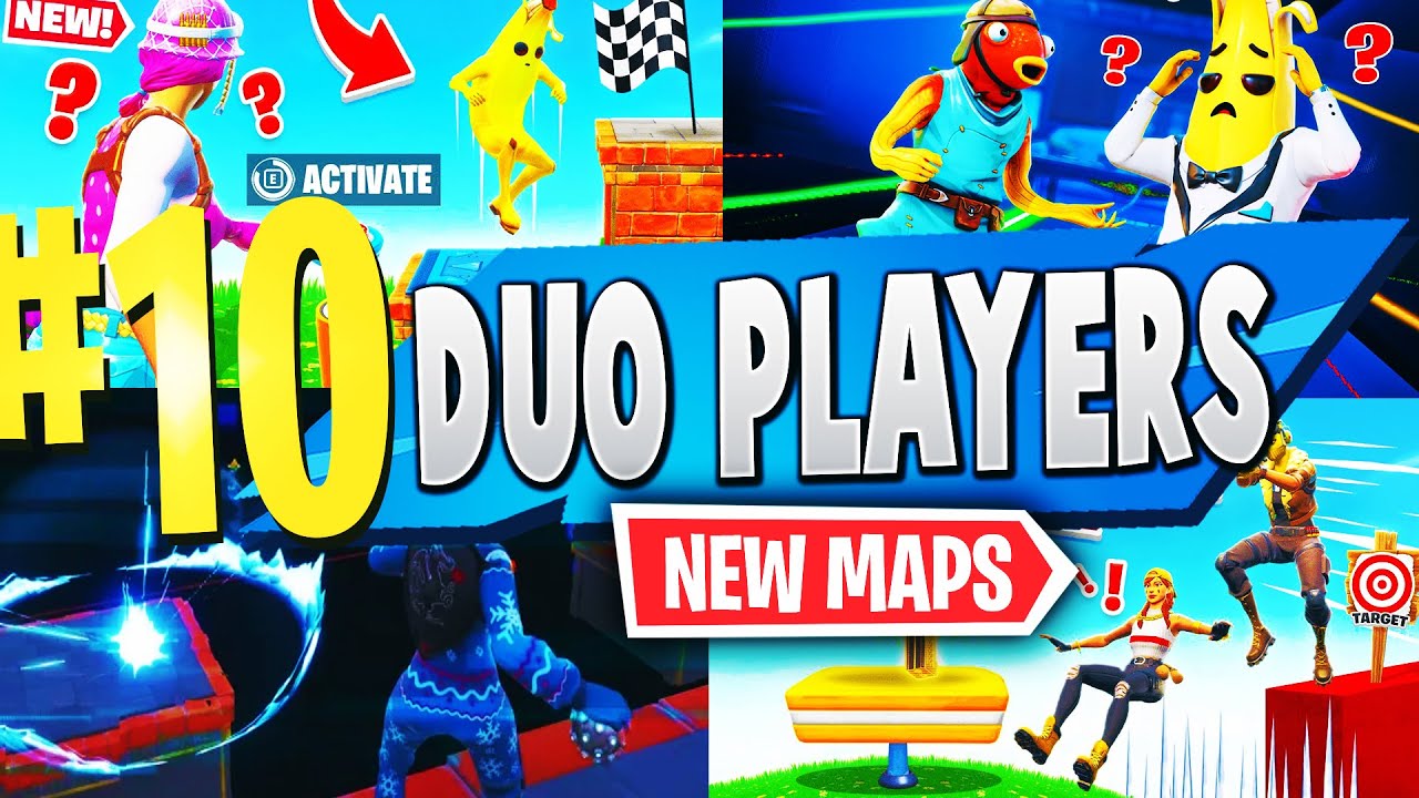 TOP 10 Best CO OP & DUO Player Creative Maps In Fortnite | Fortnite 2 Player Map CODES