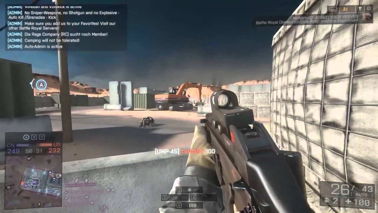بتل فيلد 4: السلاح المدلل...يو أم بي 45 || Battlefield 4: UMP 0.45 Gameplay