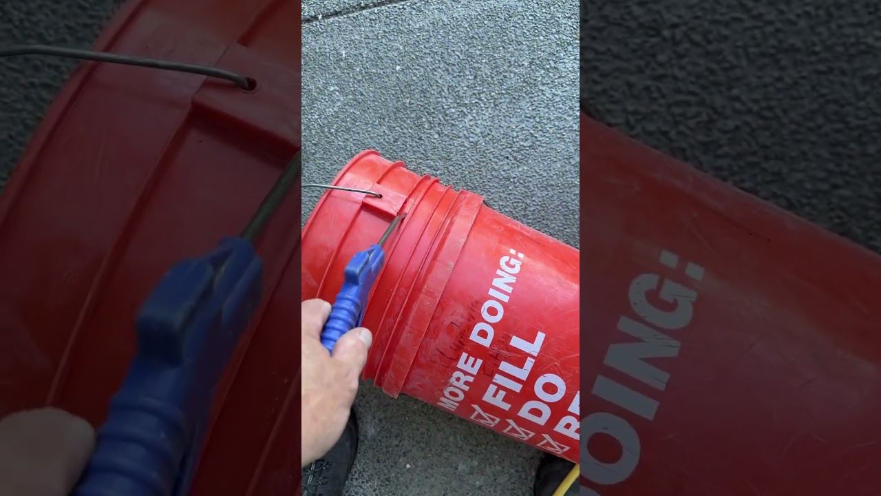 How to separate two buckets super fast. #drdecks #shorts #bucket #homedepot @HomeDepot