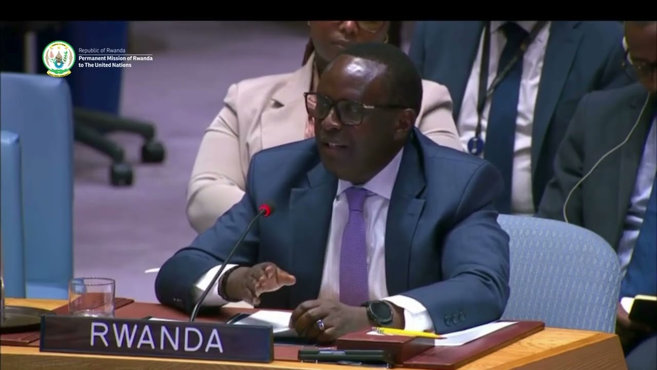 Ambassador Martin Ngoga at the United Nations Security Council Briefing on the DRC