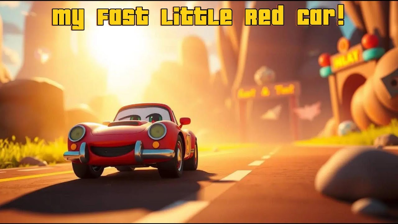 👟🚗💨 My Fast Little Red Car! – Zoom-Zoom Adventure Song for Kids | Smily Miley Chily 🌈✨