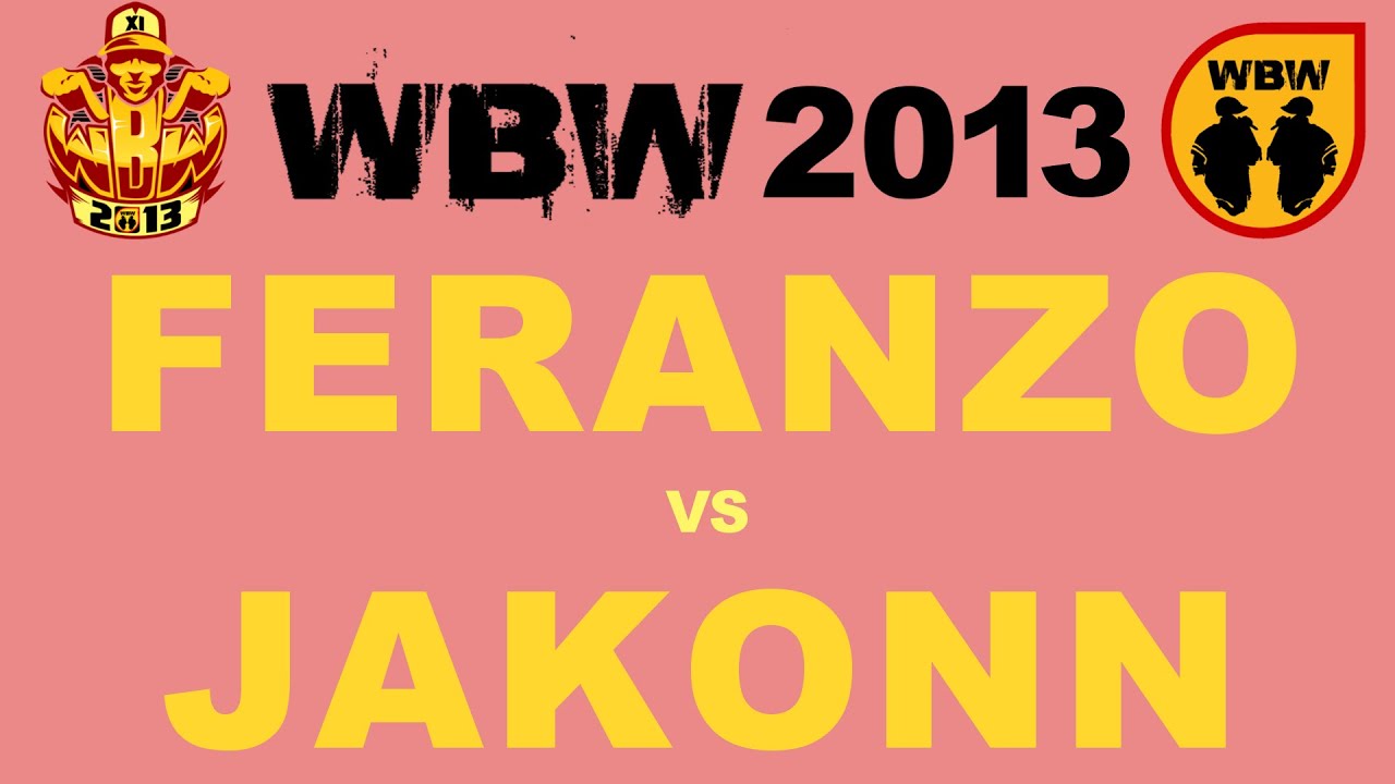 Feranzo 🆚 Jakonn 🎤 WBW 2013 el.2 (freestyle rap battle)
