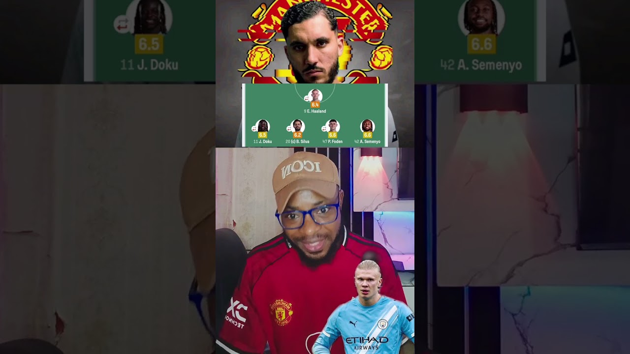 6 players are singled out for blame in Manchester City 2-0 defeat against man United