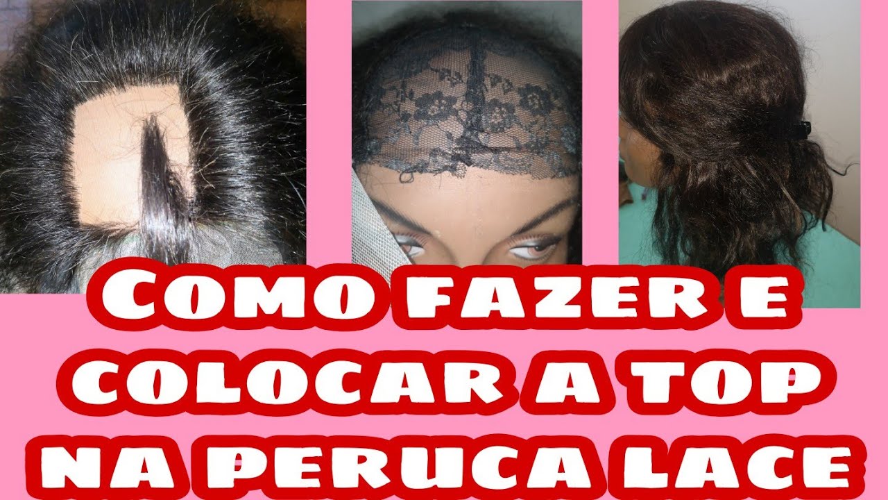 como fazer  e aplicar  a tela no topo da  peruca Lace  WIG❤️