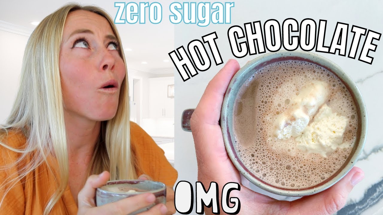 My New Zero Sugar Hot Chocolate OBSESSION [Healthy Hot Chocolate Recipe]