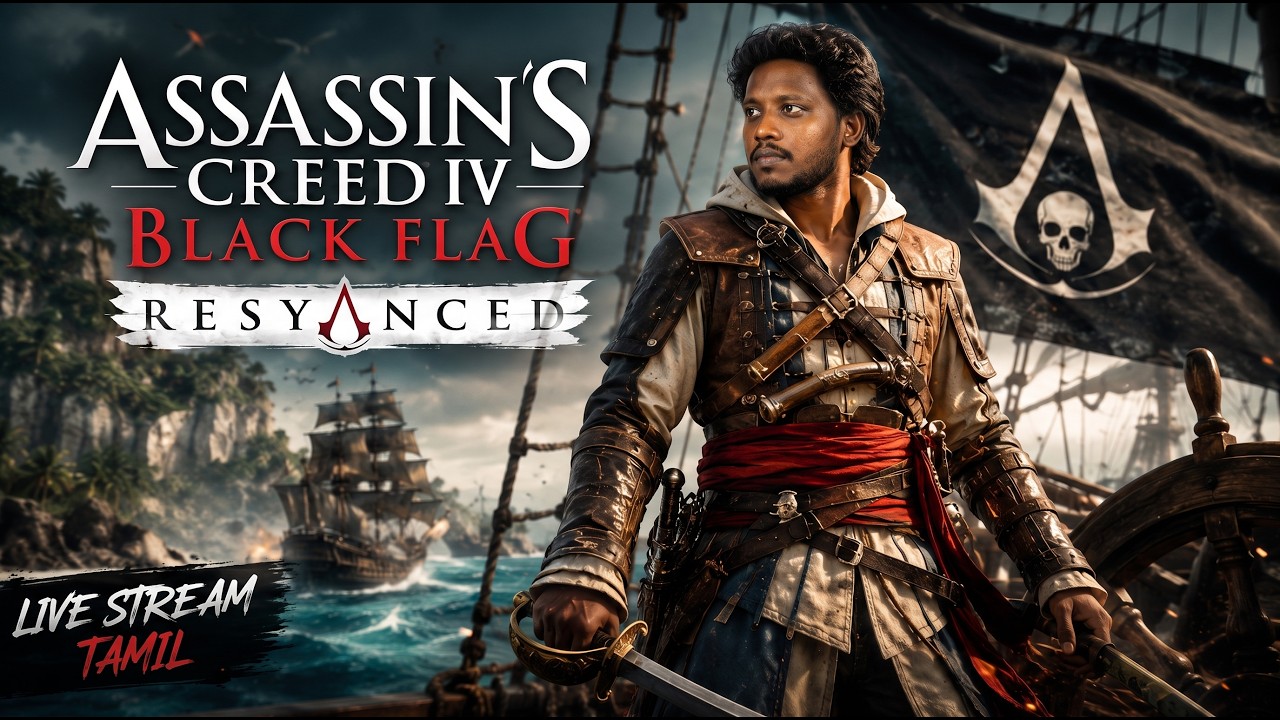 AC Black Flag Resynced LIVE 🔥 | Tamil Nerdy Gamer