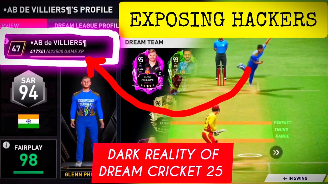 EXPOSING Leaderboard Hackers in Dream Cricket 25