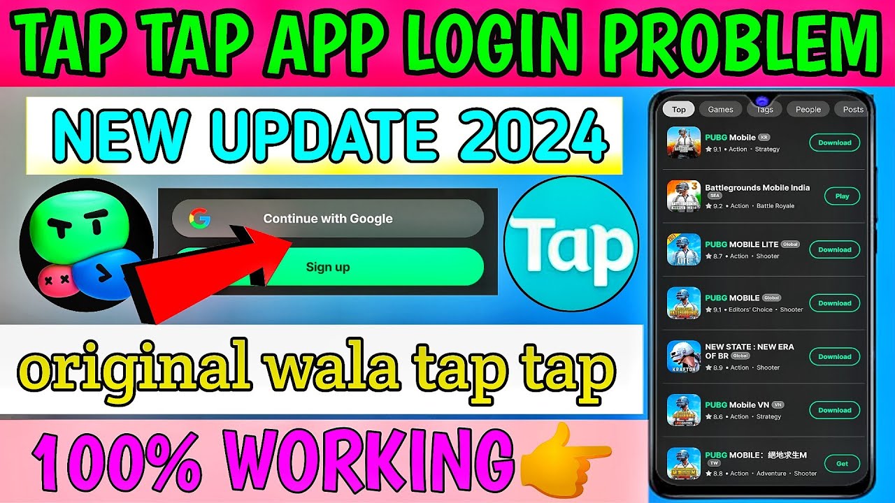 TAPTAP | TAP TAP APP DOWNLOAD | TAPTAP APP LOGIN PROBLEM | TAP TAP APK | HOW TO DOWNLOAD TAP TAP APP