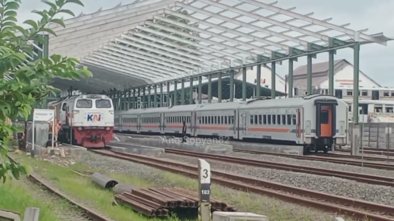 KERETA PAPANDAYAN PANORAMIC GAMBIR GARUT PERSIAPAN BERANGKAT STASIUN PURWAKARTA ‼️
