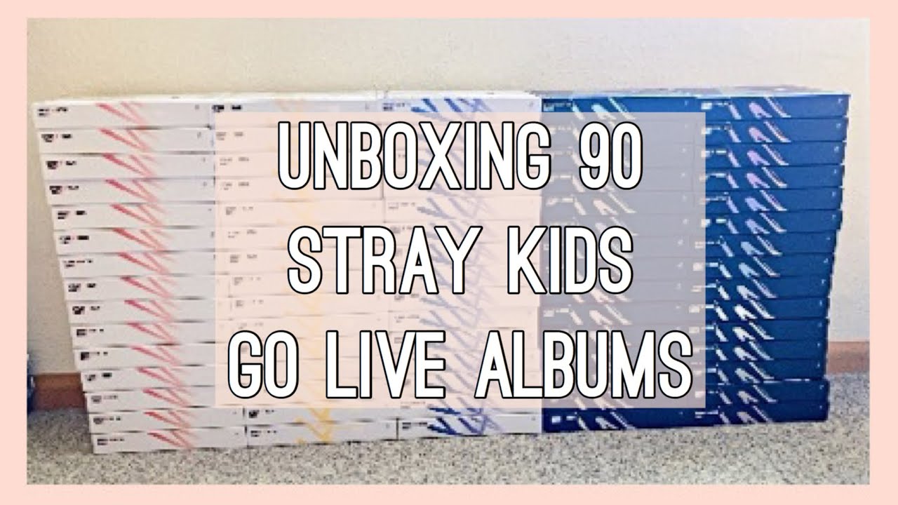 Unboxing 90 Stray Kids Go生 Albums