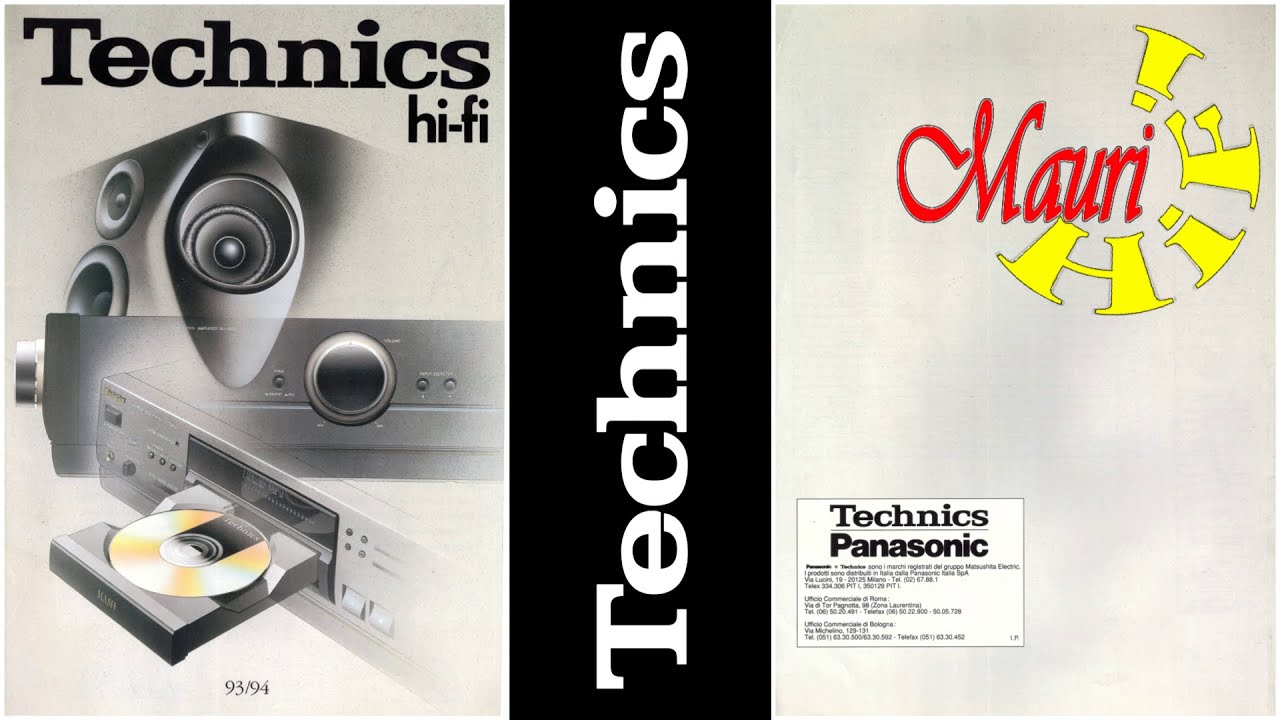 Video Catalogo Technics Anno 93/94