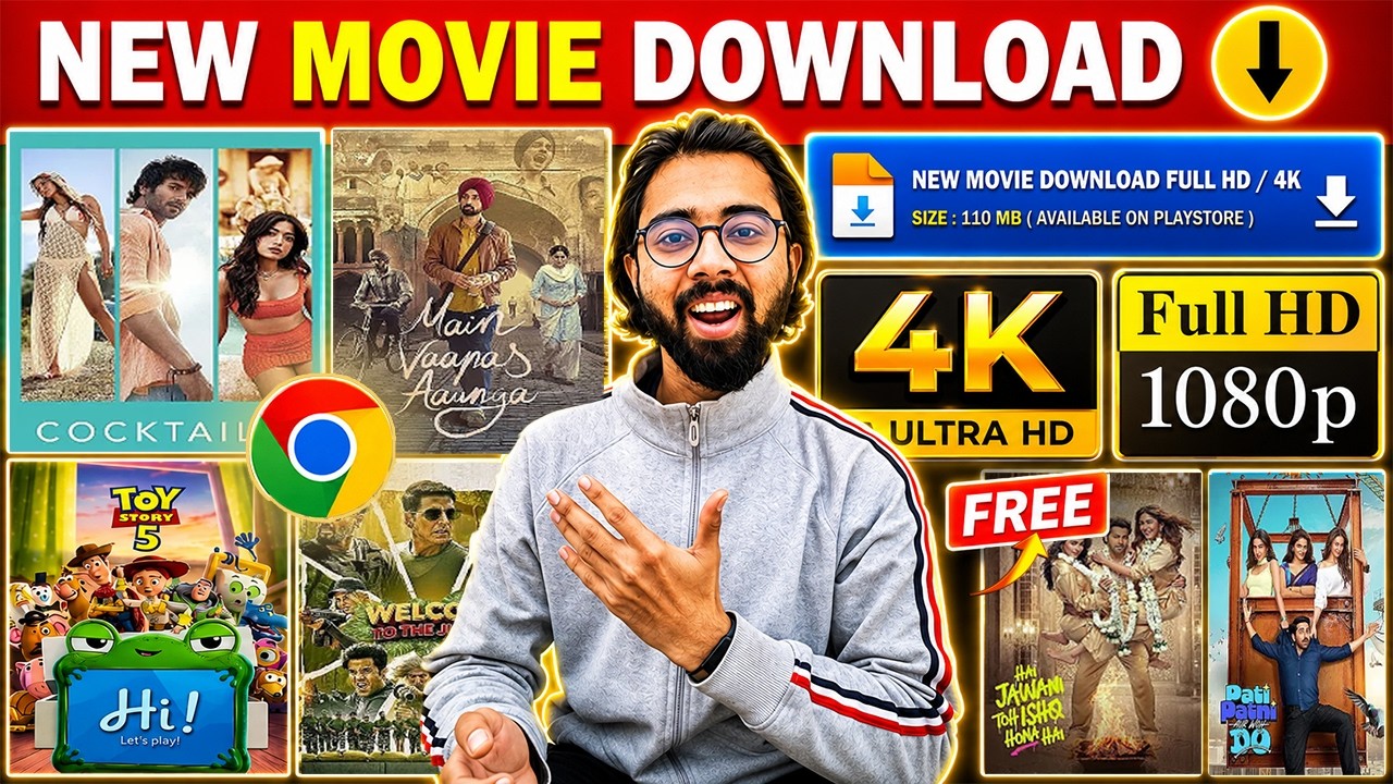 🎬 Best Movie App 2026 | New Bollywood, Hollywood & South Indian Movies | 4K / HD