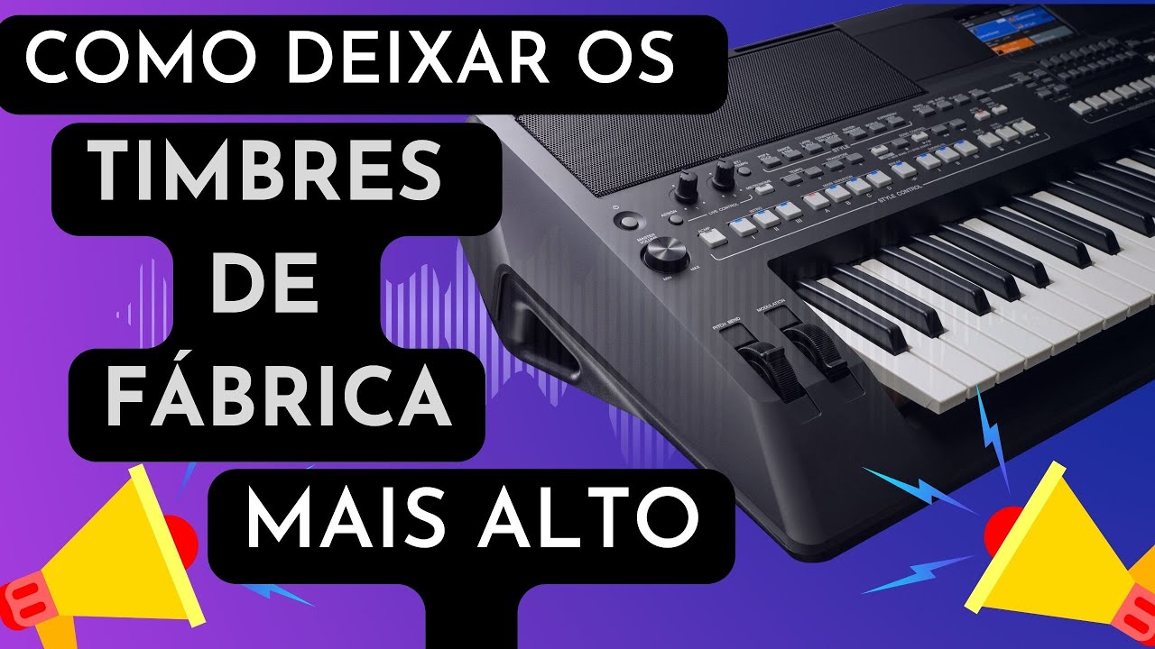 #sx600 COMO DEIXAR OS TIMBRES DE FABRICA MAIS ALTO COMO OS DO #SAMPLER