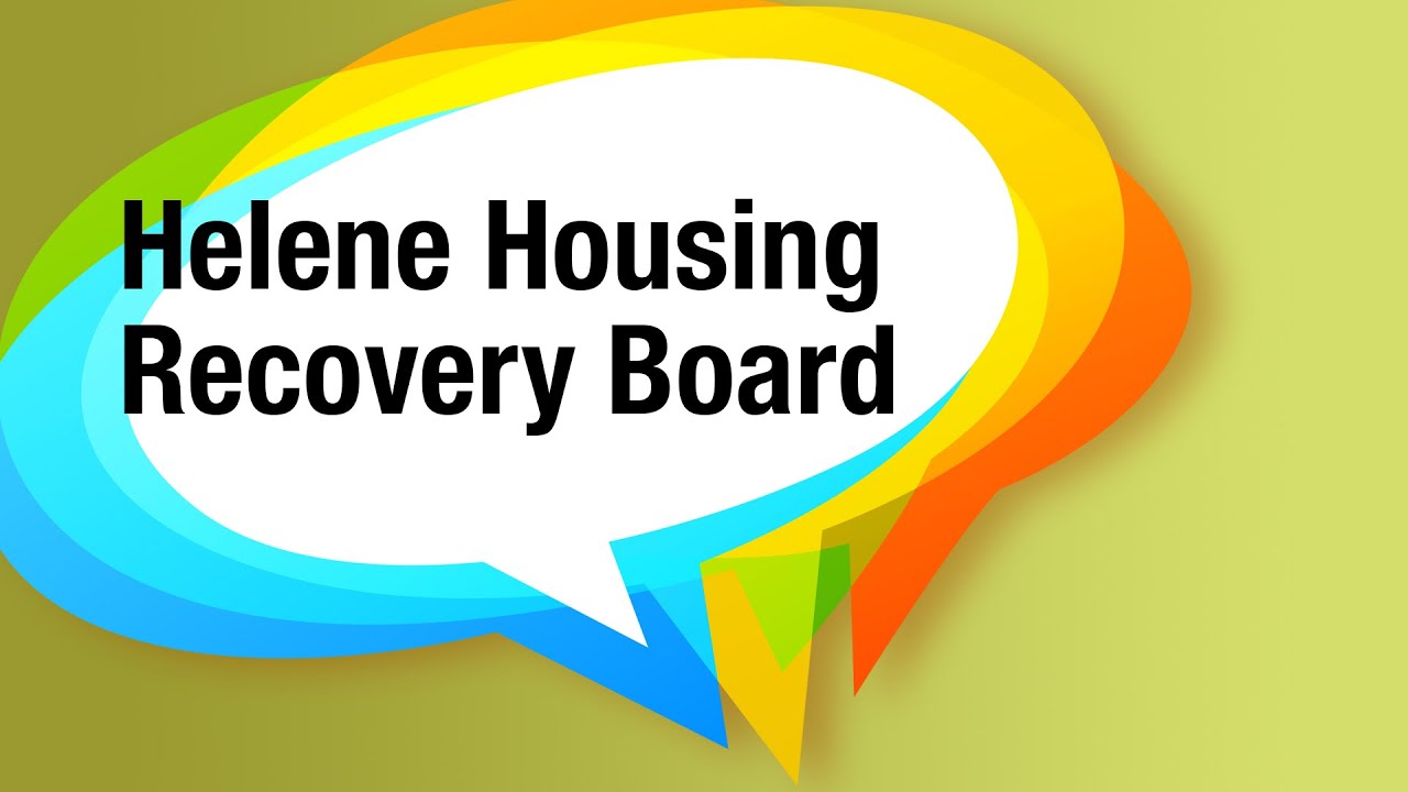 Helene Housing Recovery Board – February 4, 2026