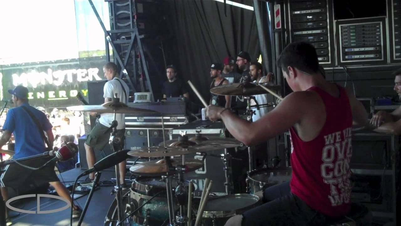 Set Your Goals - Gaia Bleeds - Clark Danger - Warped Tour Washington 2011 - LIVE