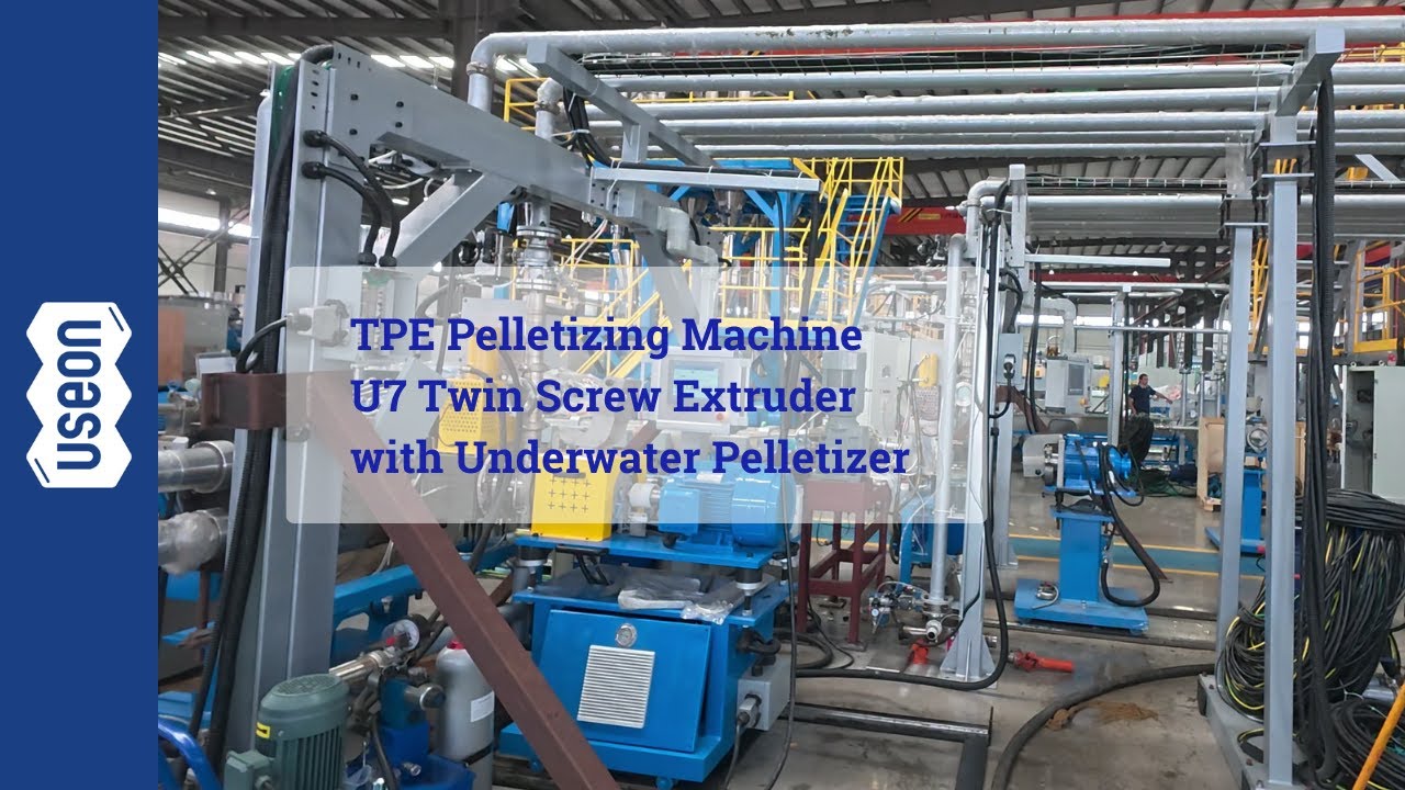 TPE Pelletizing Machine | U7 Twin Screw Extruder with Underwater Pelletizer