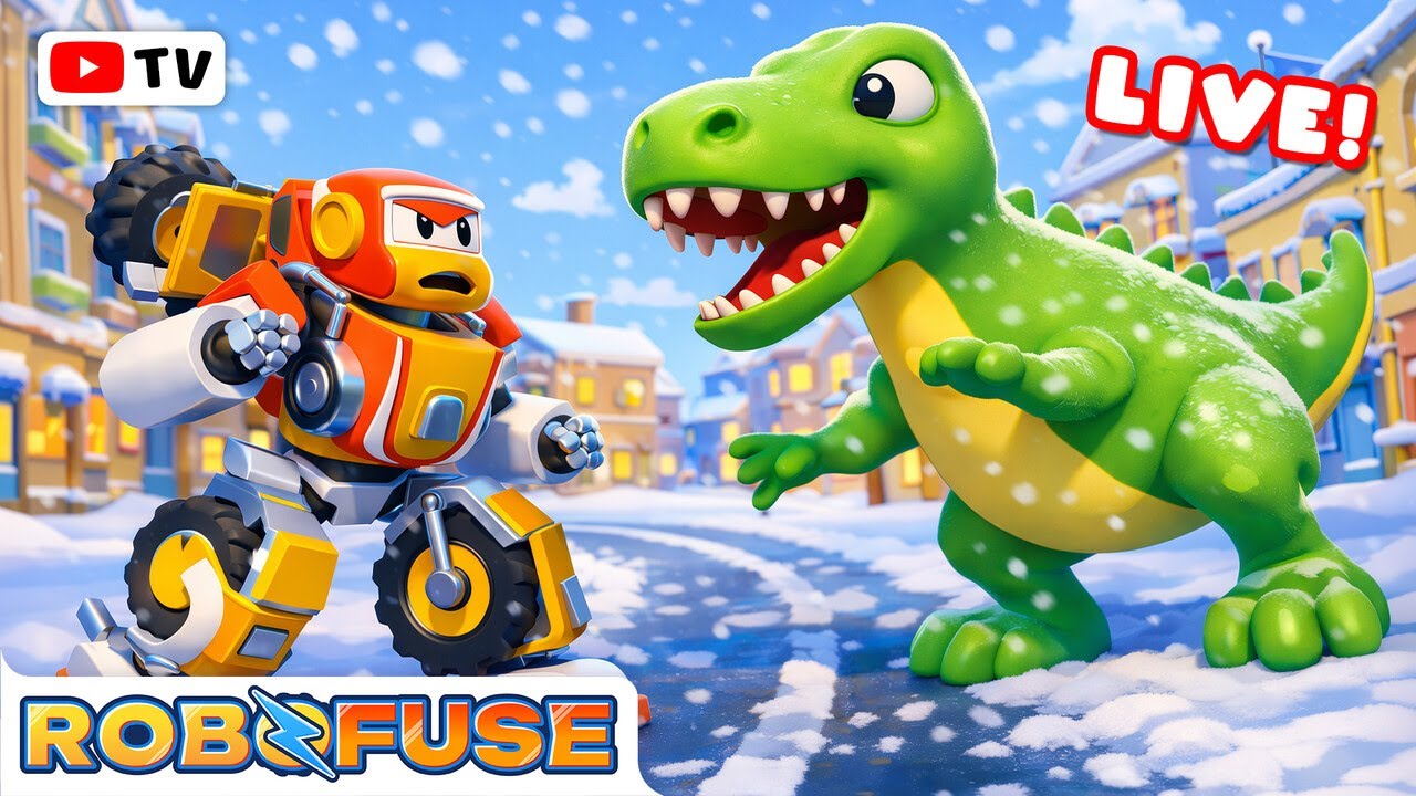🔴 ПРЯМОЙ ЭФИР! ❄️Морозный день, но Робо готов спасти всех! 🤖