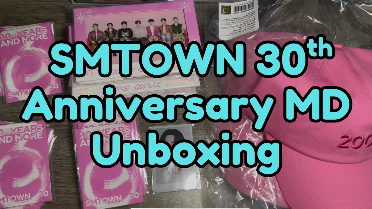SMTOWN 30th Anniversary MD (SHINee, NCT Dream, Lucas) [UNBOXING]