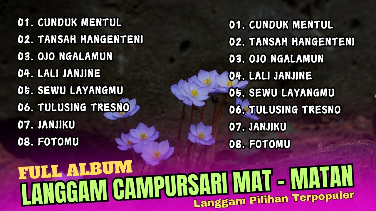 LANGGAM UYON UYON JAN NGLARAS TENAN - LANGGAM CAMPURSARI FULL ALBUM