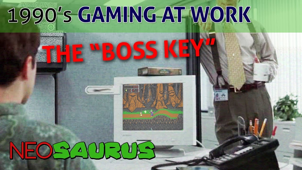 Gaming at Work: The BOSS Key in DOS Games