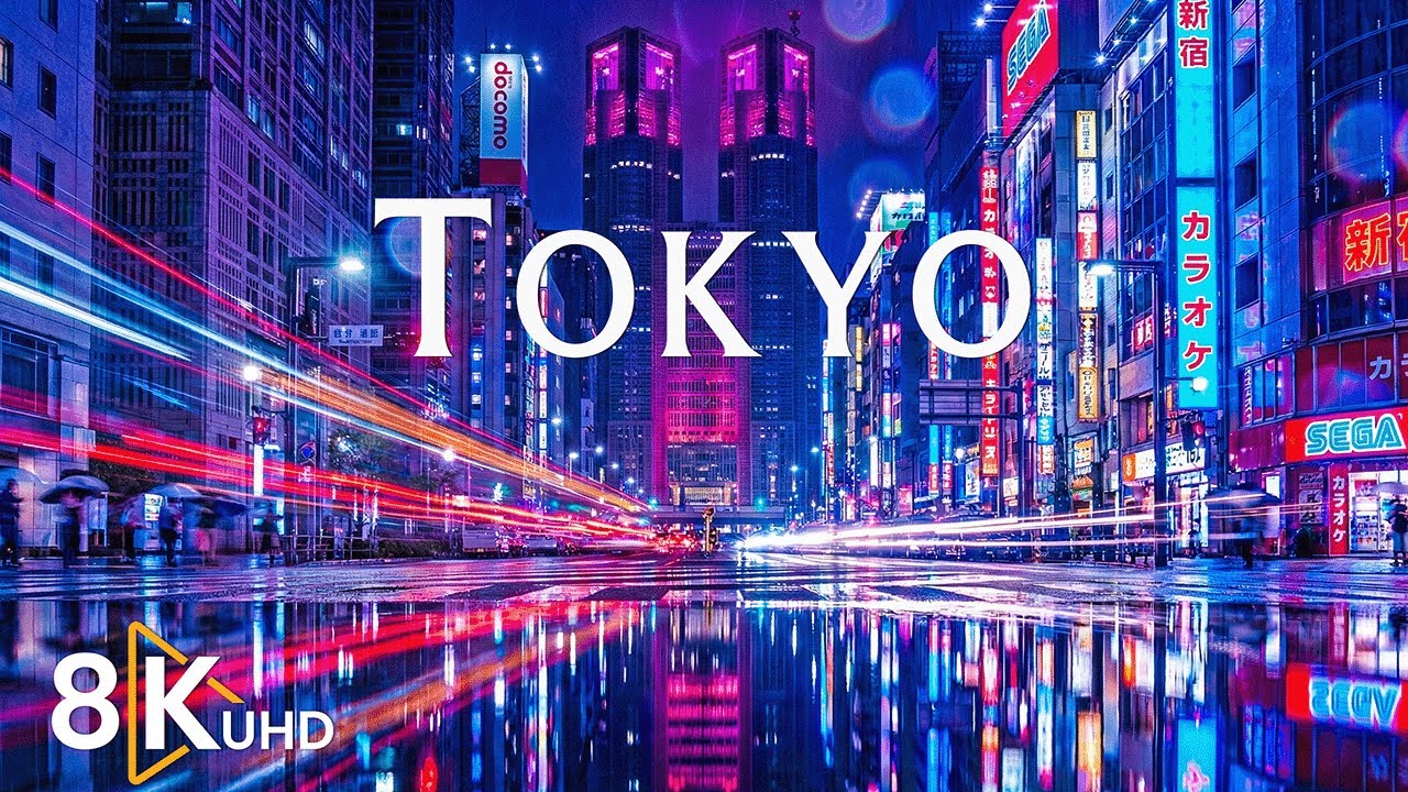 Tokyo 8K | Futuristic Neon City, Ultra-Modern Skyline & Cinematic Nightscapes