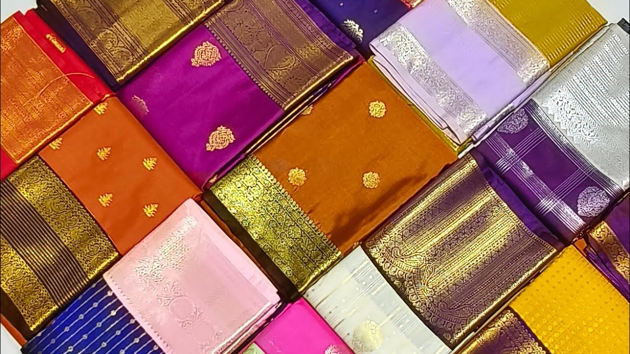 ₹1499/- & ₹ 1699/-korvai || premium semi kanchi  vegan silk sarees || order 9363634114