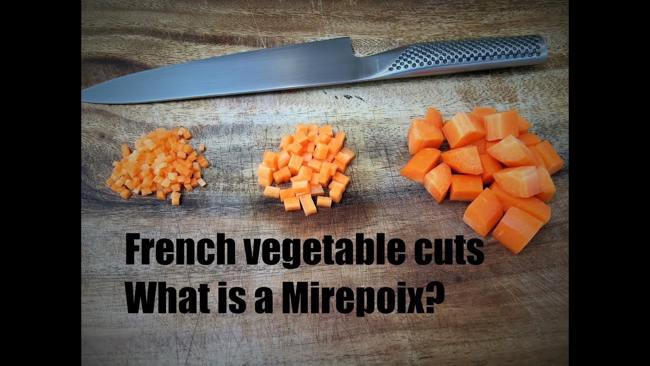 French vegetable cuts you should know: Mirepoix