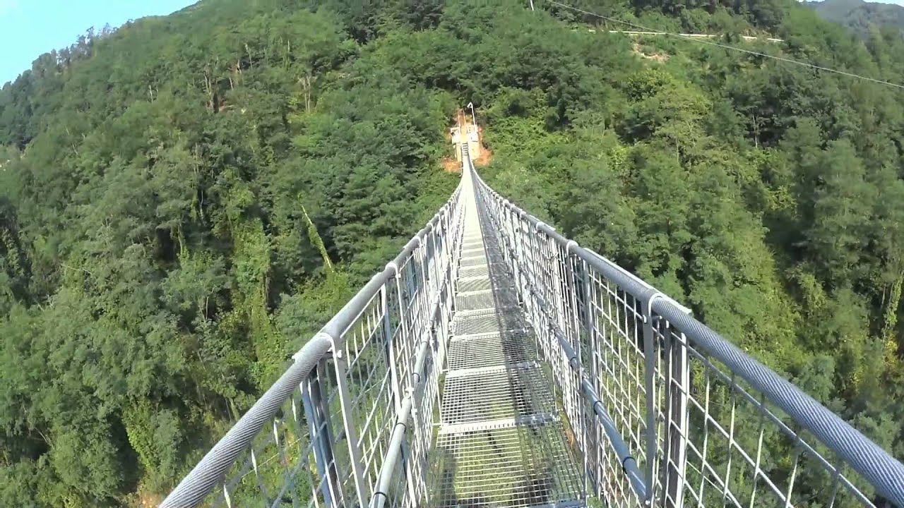 Il Ponte Sospeso più lungo d'Italia,video integrale.