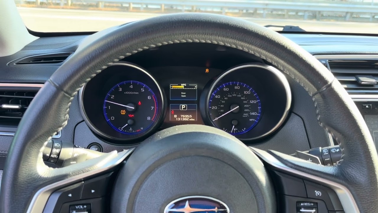 2016 Subaru Outback cold start