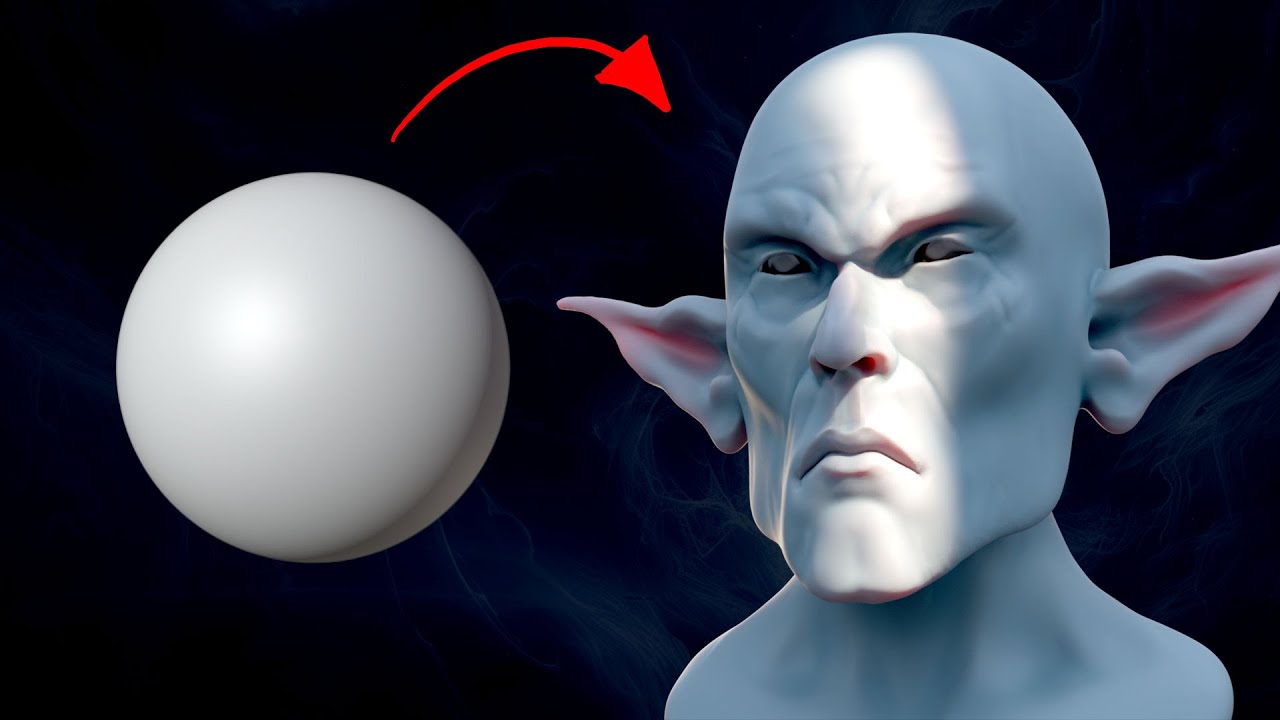 Полное руководство для начинающих по скульптингу в Blender 4.4