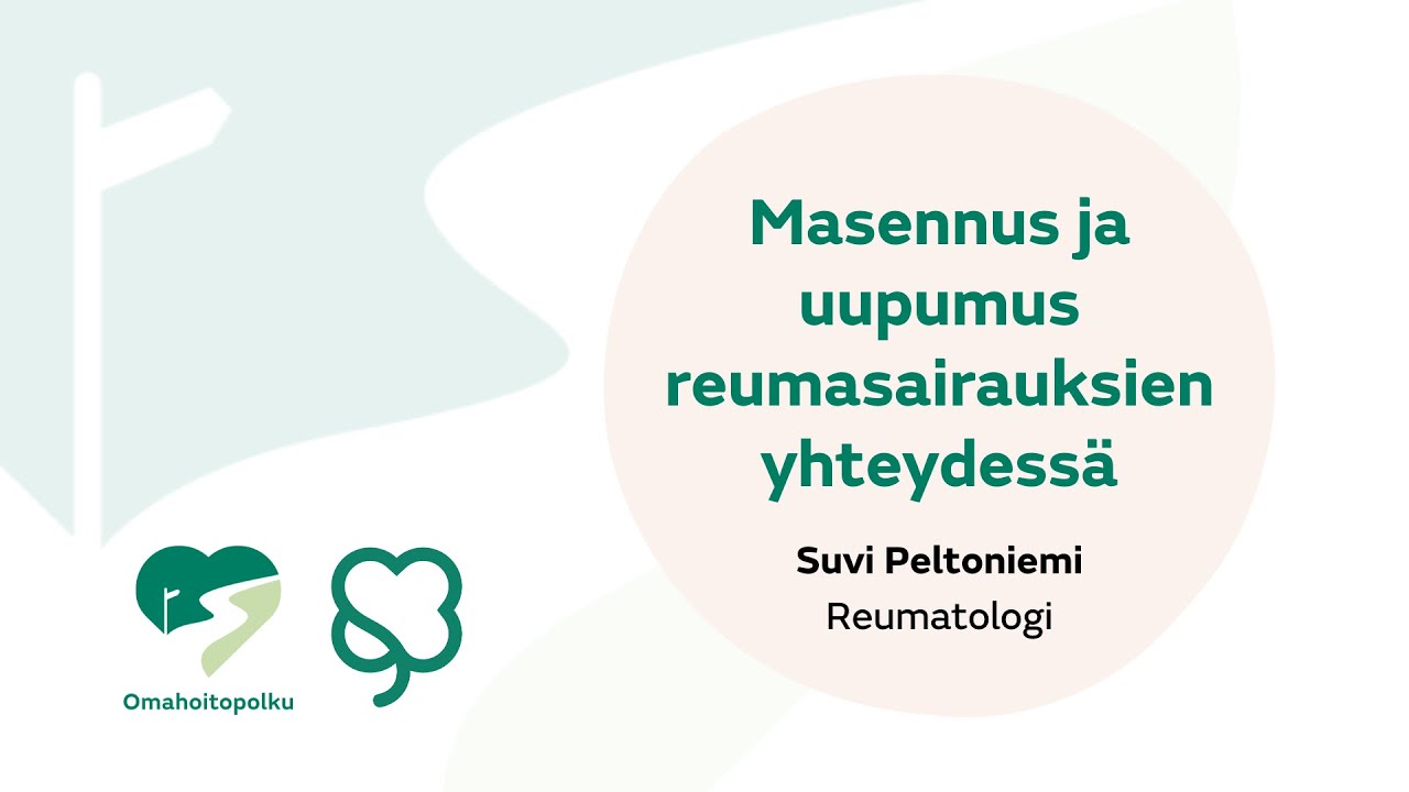 Masennus ja uupumus reumasairauksien yhteydessä