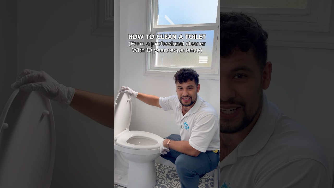 How to Clean a Toilet - from a professional cleaner With 10 years experience #cleaninghacks #toilet