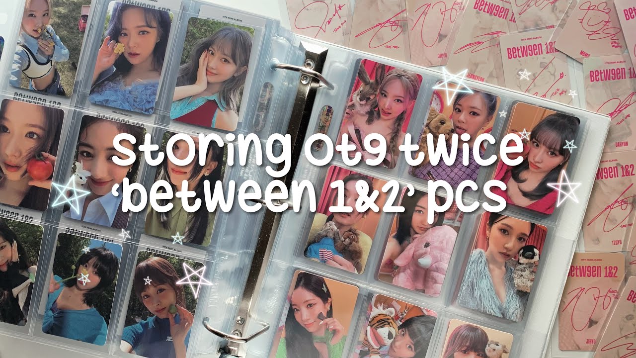 storing ot9 twice &lsquo;between 1&2&rsquo; photocards!!!