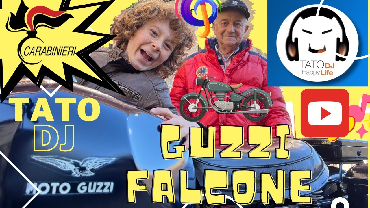 Moto Guzzi Falcone Carabinieri restaurato Tato Dj