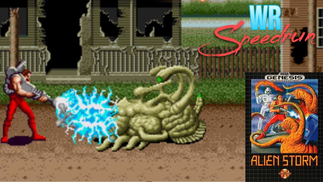 [WORLD RECORD] Alien Storm - SEGA MEGA Drive (Easy) in 15:28