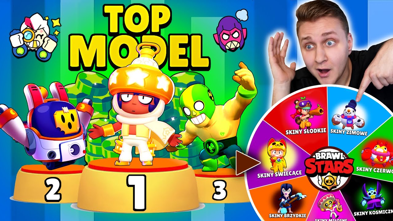 ZROBIŁEM TOP MODEL, ale KOŁO FORTUNY DECYDUJE o KATEGORII w BRAWL STARS! 😲 | Da Mian