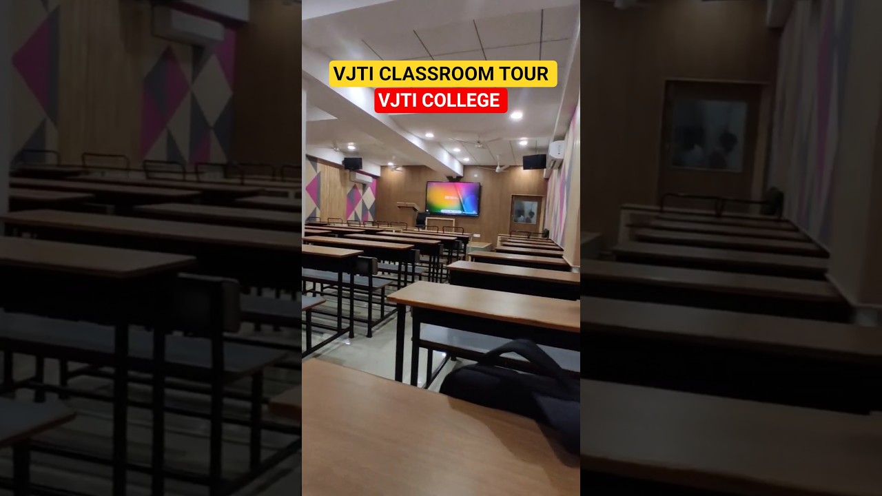 VJTI Classroom Tour 🥰| VJTI College Of Engineering Mumbai | #vjti #coep #mhtcet #jee #iit #pict #cet