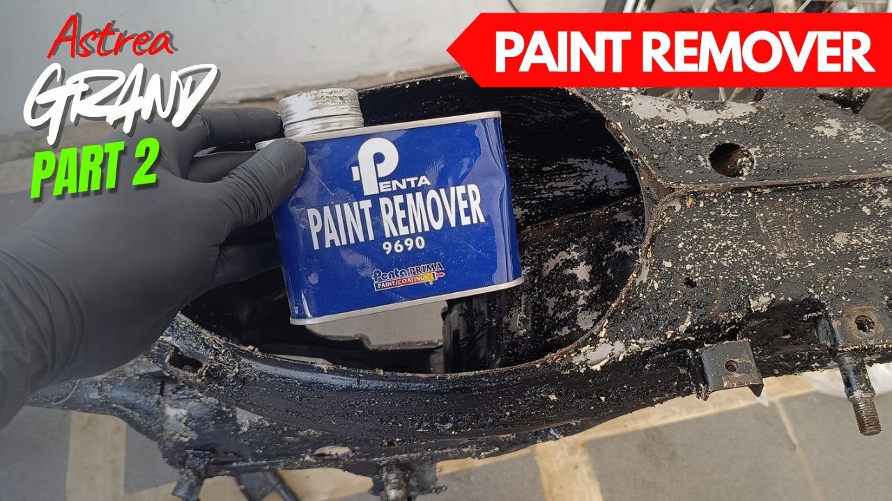 RESTORASI ASTREA GRAND | BERSIHKAN CAT LAMA PAKAI PAINT REMOVER PART2 ☑️