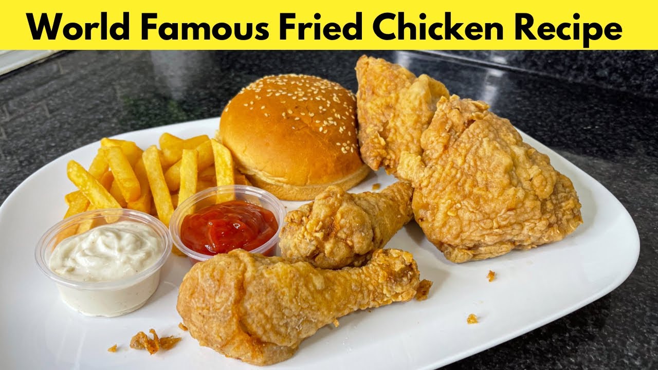 World Famous Fried Chicken Recipe at Home with Secret Spices | Tasty & Juicy by Huma In The Kitchen
