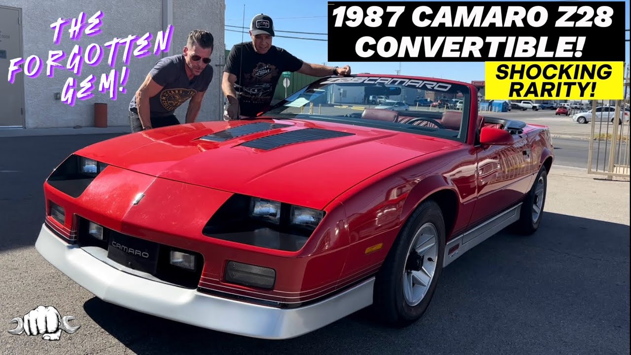 TOP DOWN, VALUE UP! 1987 Camaro Z28 Convertible's Skyrocketing Appeal!