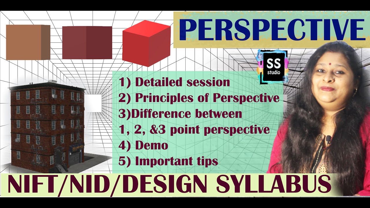 All About 1 2 & 3 Point Perspective for NIFT NID Entrance Exam Preparation