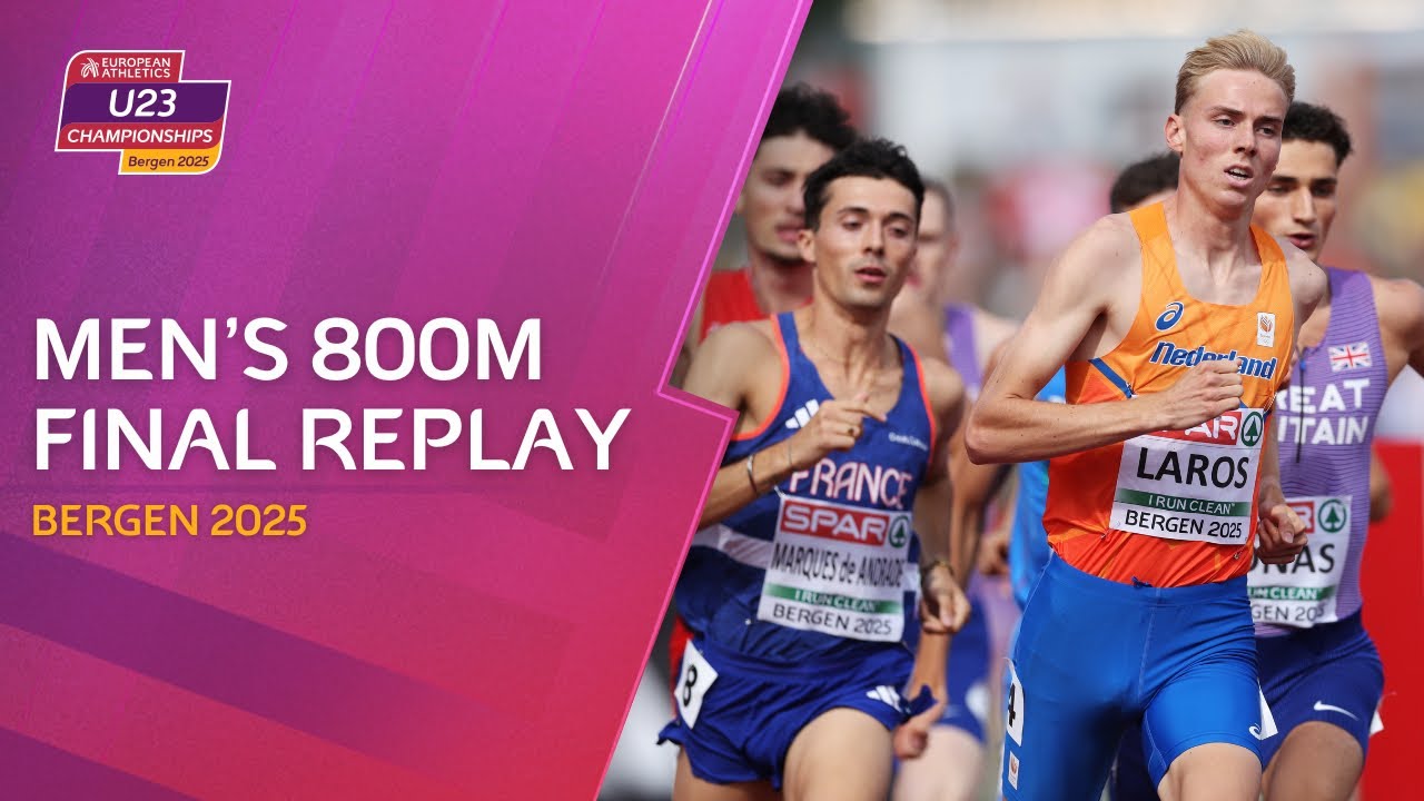 Laros completes UNPRECEDENTED double! 🤯 Men’s 800m replay | Bergen 2025