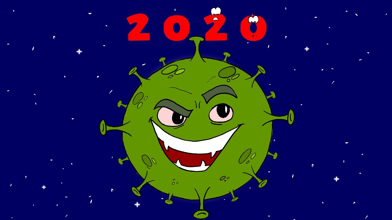 Анимированный мультфильм о коронавирусе 2021 года, смешная анимация, видео статуса WhatsApp.