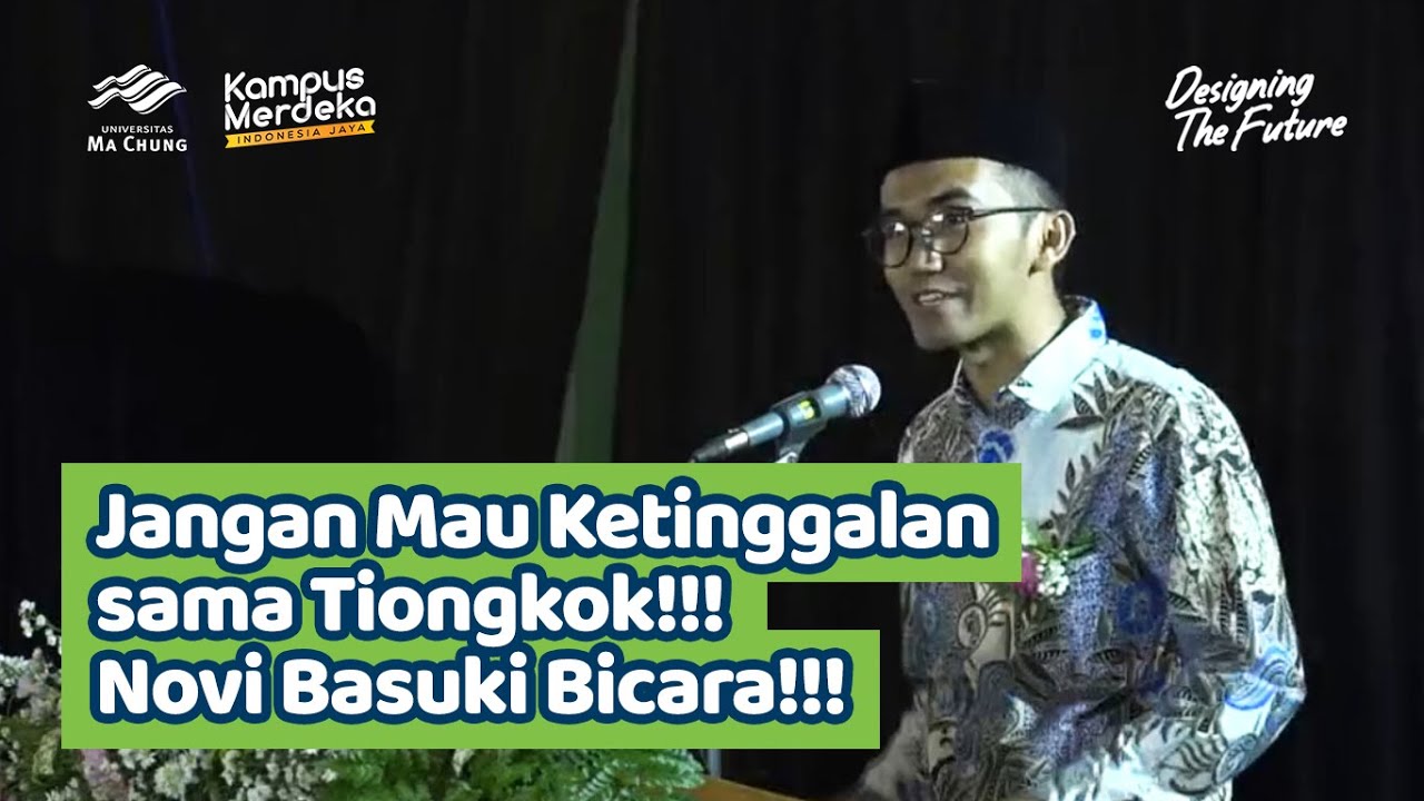Jangan Mau Ketinggalan sama Tiongkok! Novi Basuki Bicara!