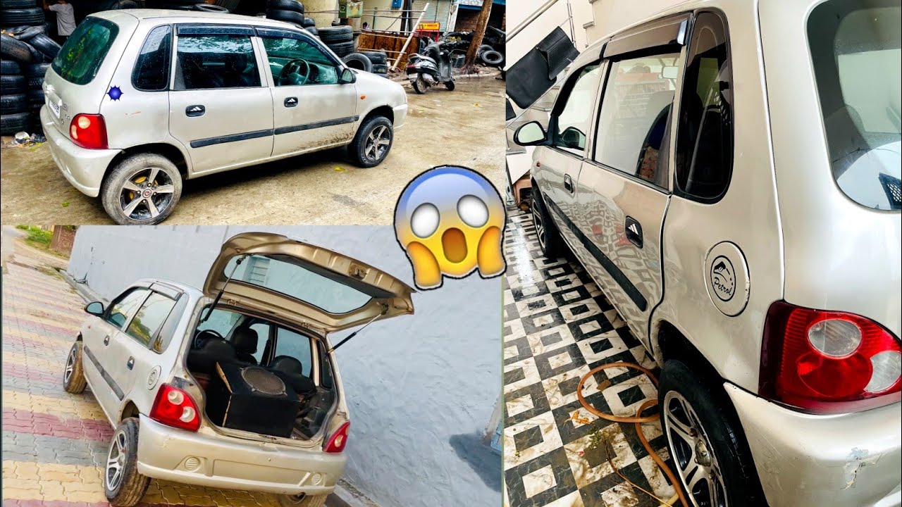 Zen Car Modify In Punjab 😍 Allow Wheels Zen Car | New Punjabi Vlogs