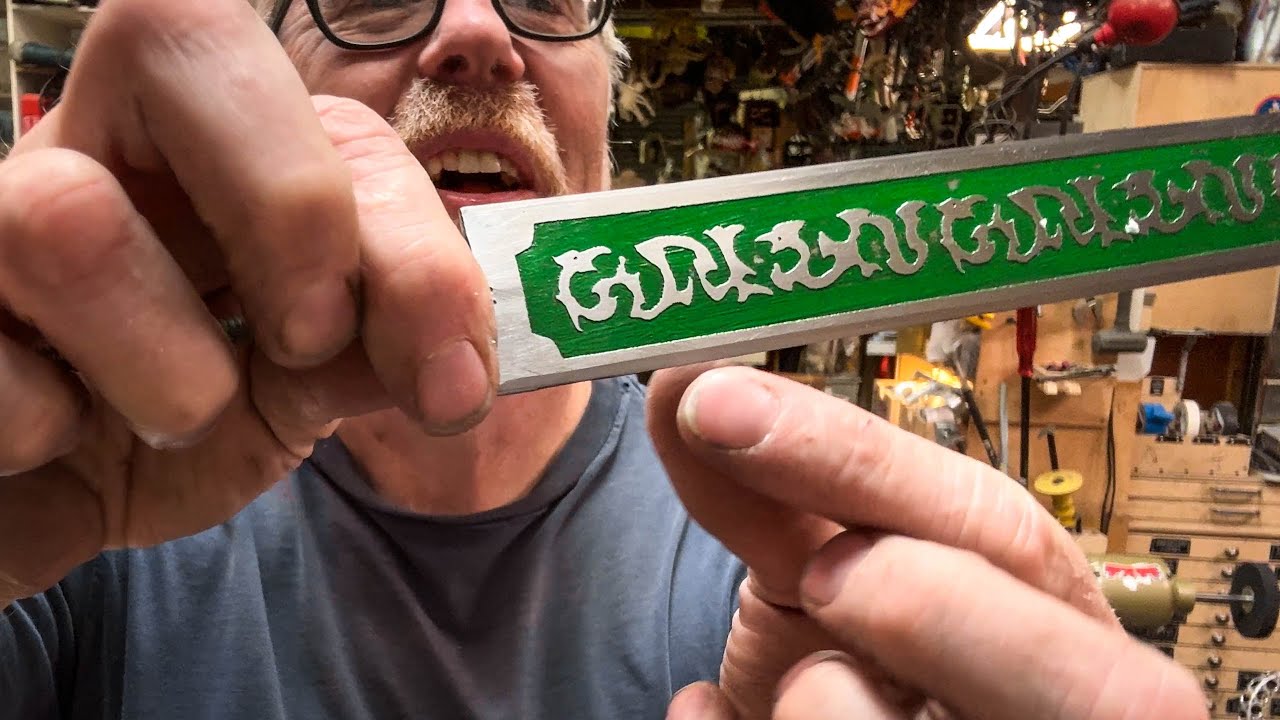 Adam Savage Sharpens His Crouching Tiger Sword Blade!
