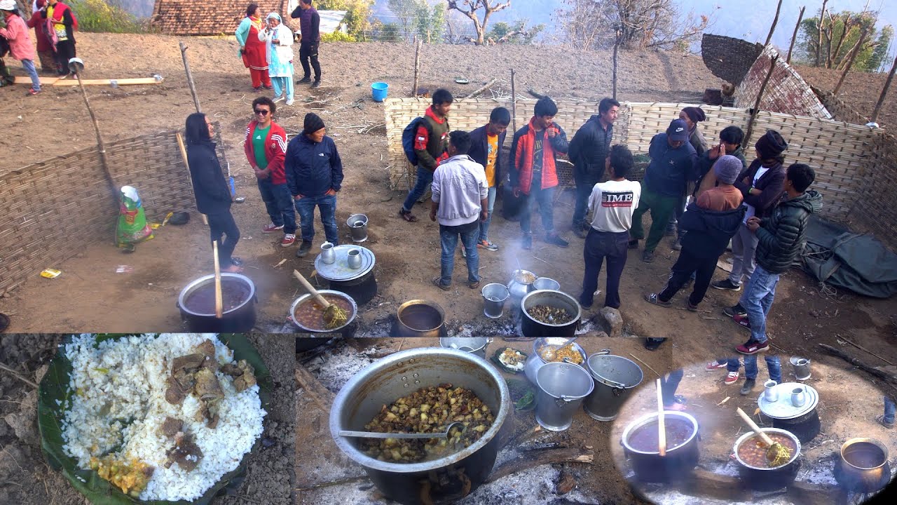 village party in Rural Nepal