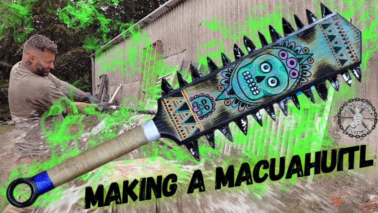 Making a Macuahuitl (AZTEC Weapon!)