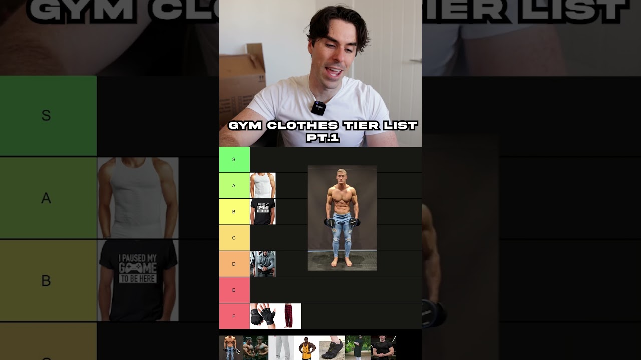 Gym Clothes Tier List 🔥 | Best & Worst Gym Fits Ranked